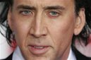 Nicolas Cage in Berlin, February 1, 2007. Cage 
on Friday won an apology and damages from actress Kathleen Turner over 
claims in her autobiography that he had been arrested twice for drunk 
driving and had once stolen a Chihuahua. (Hannibal Hanschke/Reuters)