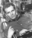 Actor Charlton Heston is seen in 1950. 
Heston, who won the 1959 best actor Oscar as the chariot-racing 
'Ben-Hur' and portrayed Moses, Michelangelo, El Cid and other heroic 
figures in movie epics of the '50s and '60s, died Saturday April 5, 2008
 according to a statement from the actor's family. He was 84.  (AP 
Photo, FILE)