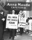 American actor and Oscar winner Charlton Heston 
joins civil rights protesters picketing a whites-only restaurant in 
Oklahoma City, Okl., on May 27, 1961. Heston, who won the 1959 best 
actor Oscar as the chariot-racing 'Ben-Hur' and portrayed Moses, 
Michelangelo, El Cid and other heroic figures in movie epics of the '50s
 and '60s, died Saturday April 5, 2008 according to a statement from the
 actor's family. He was 84. (AP Photo, FILE)