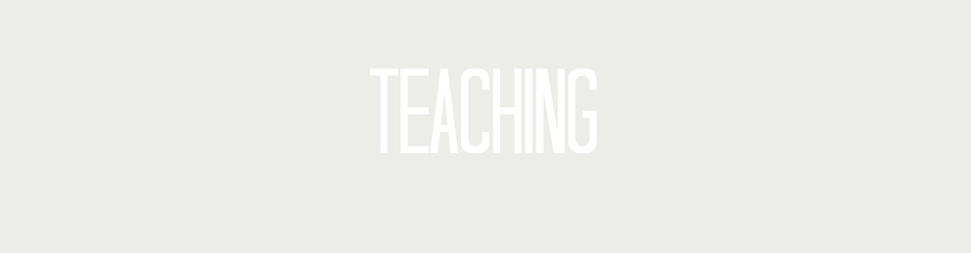 Teaching page banner