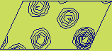 Contour-line plot of e.d. map