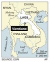ADVANCE FOR APRIL 7; map locates Vientiane, Laos, where there are 
plans to build a city nearby